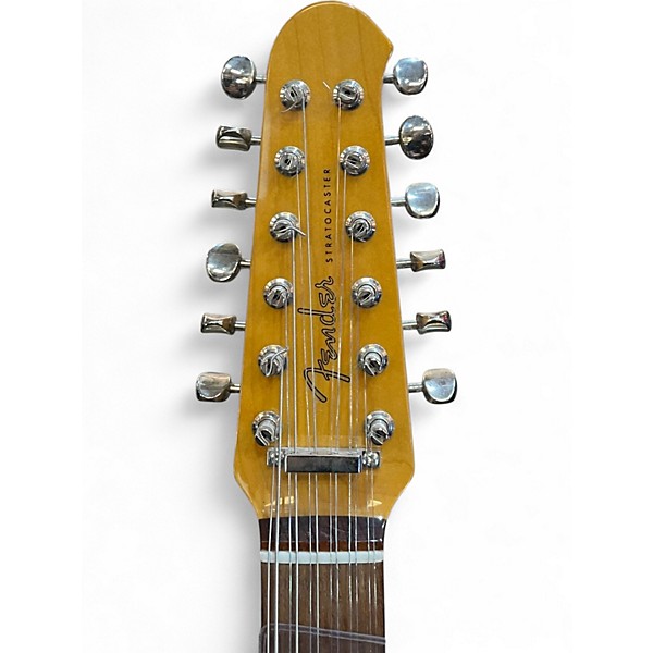 Used Fender STRATOCASTER XII 3 Tone Sunburst Solid Body Electric Guitar