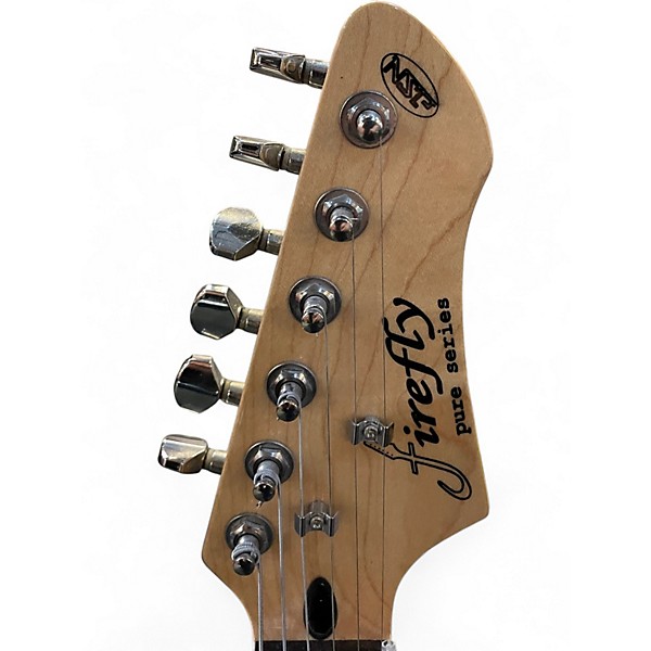 Used Firefly pure series Apple Green Hollow Body Electric Guitar