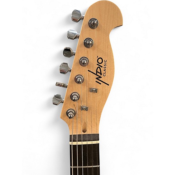 Used Indio classic Cream Solid Body Electric Guitar