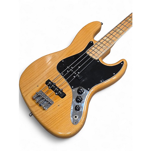 Vintage 1976 Fender Jazz Bass Natural Electric Bass Guitar