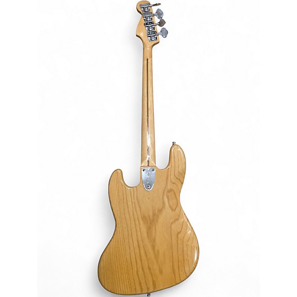 Vintage 1976 Fender Jazz Bass Natural Electric Bass Guitar