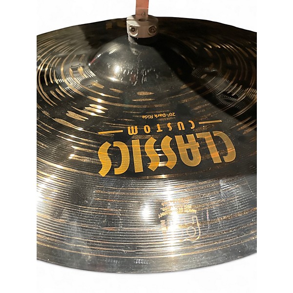 Used MEINL 20in classics custom dark ride Cymbal