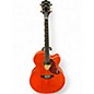 Used Gretsch Guitars G5022CE Rancher Jumbo Trans Orange Acoustic Electric Guitar thumbnail