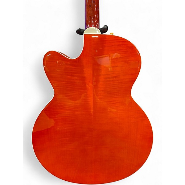Used Gretsch Guitars G5022CE Rancher Jumbo Trans Orange Acoustic Electric Guitar