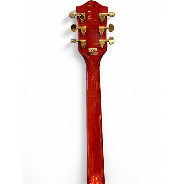 Used Gretsch Guitars G5022CE Rancher Jumbo Trans Orange Acoustic Electric Guitar
