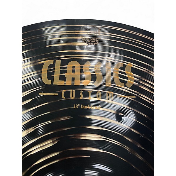 Used MEINL 18in Dark Crash Cymbal