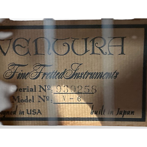 Used Ventura ACOUSTIC 6 STRING Natural Acoustic Guitar