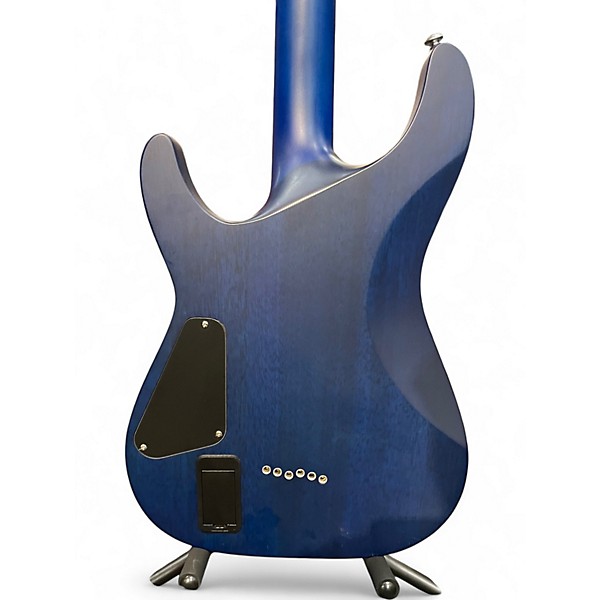 Used Schecter Guitar Research C1 Platinum Blue Solid Body Electric Guitar