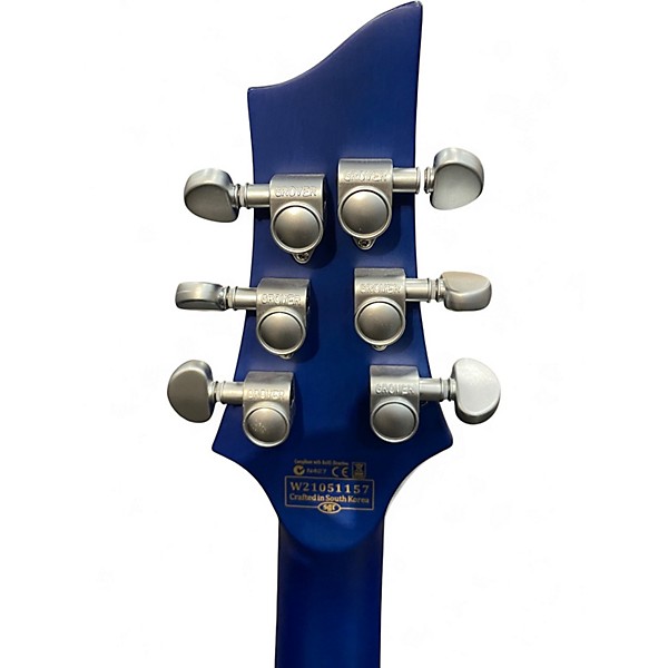 Used Schecter Guitar Research C1 Platinum Blue Solid Body Electric Guitar