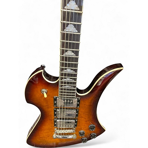 Used B.C. Rich Pro X Mockingbird TIGER STRIPE Solid Body Electric Guitar