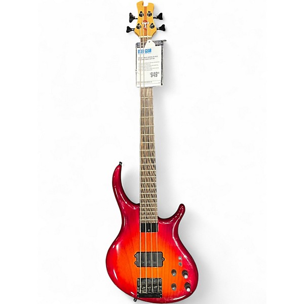 Used Tobias growler red Electric Bass Guitar