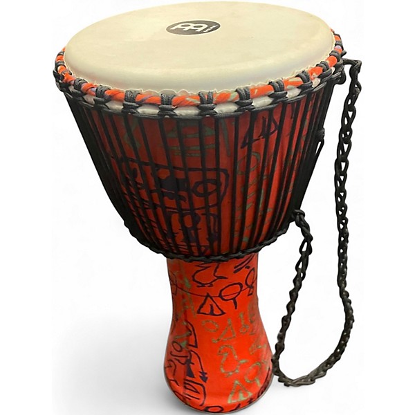 Used MEINL Rope Tuned Djembe with Synthetic Shell and Goat Skin Head 12 Djembe