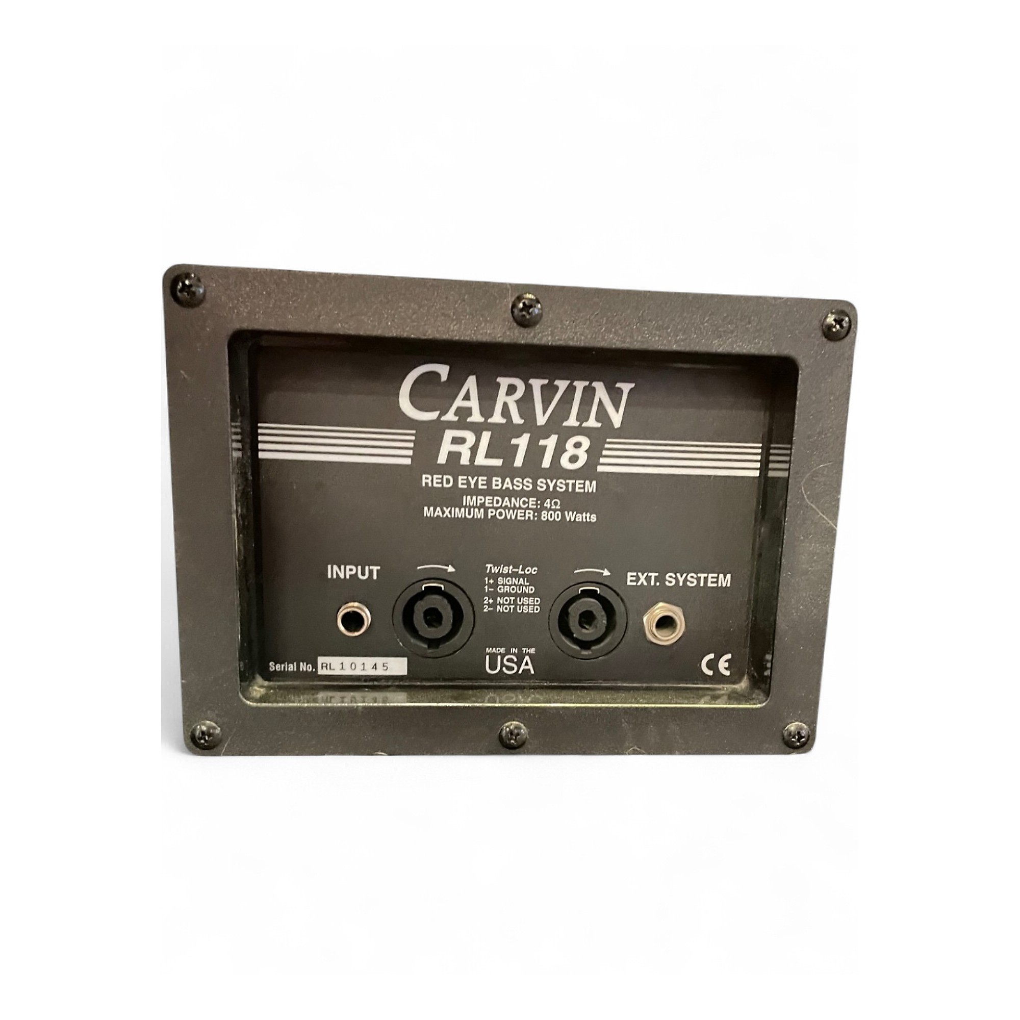 Used Carvin RL118 Bass Cabinet | Guitar Center
