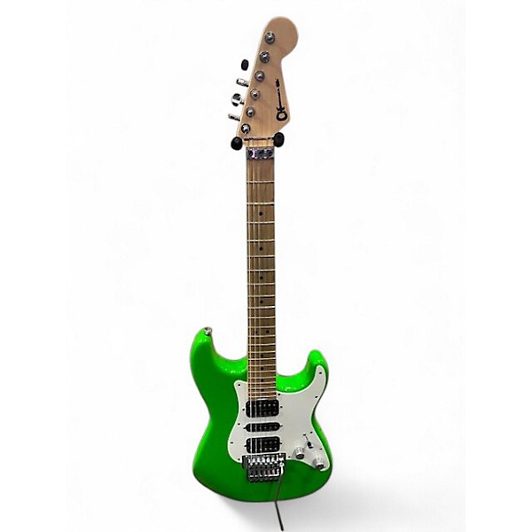 Used Charvel Pro Mod So-Cal HSH Lime Green Solid Body Electric Guitar