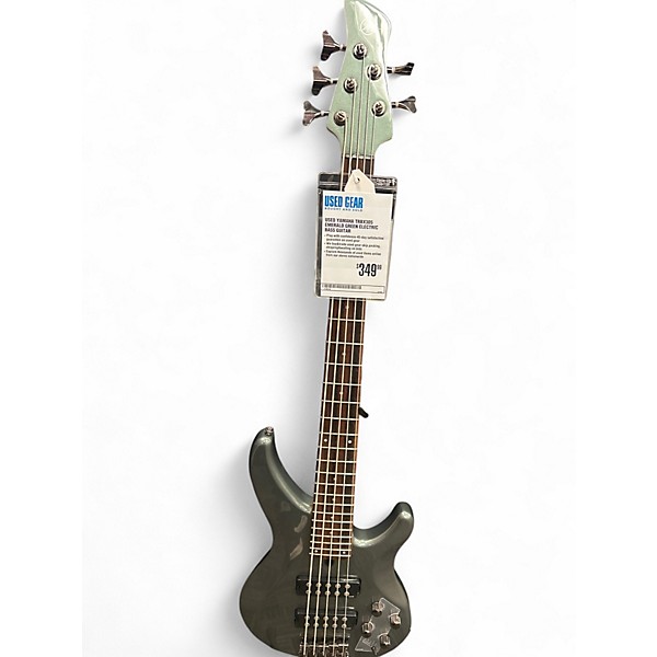 Used Yamaha TRBX305 Emerald Green Electric Bass Guitar