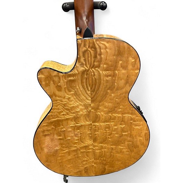 Used Mitchell MX430 Natural Quilt Acoustic Electric Guitar