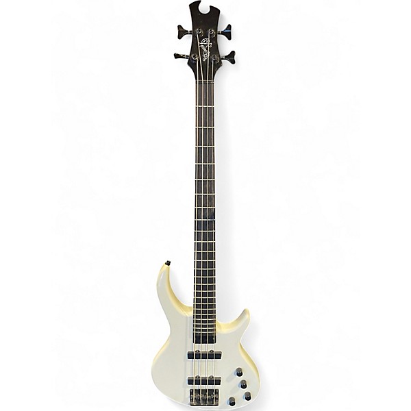 Used Tobias Toby Standard IV white Electric Bass Guitar