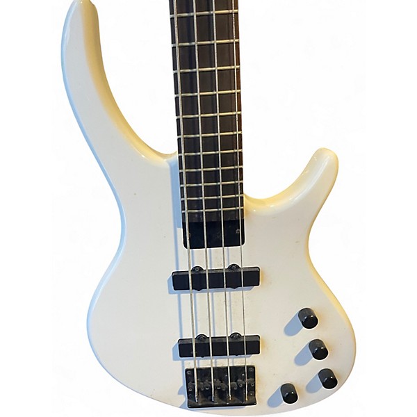 Used Tobias Toby Standard IV white Electric Bass Guitar