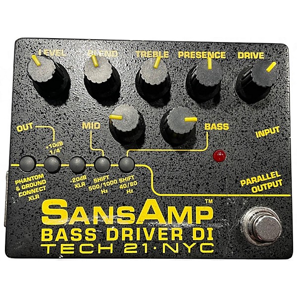 Used Tech 21 Sansamp Bass Driver DI v2 Effect Pedal