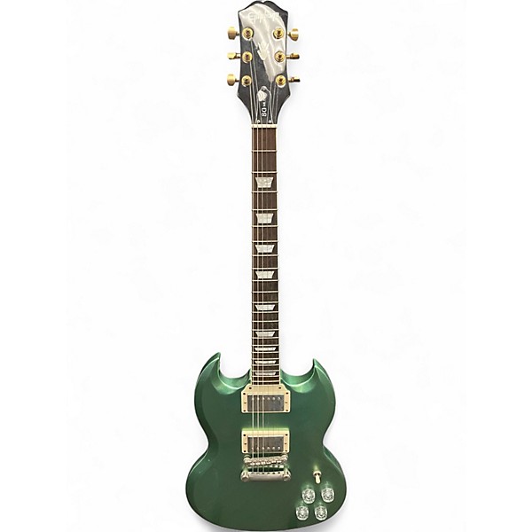 Used Epiphone SG MUSE GREEN METALIC Solid Body Electric Guitar
