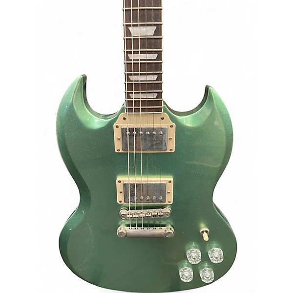 Used Epiphone SG MUSE GREEN METALIC Solid Body Electric Guitar