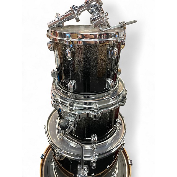 Used TAMA 4 Piece STARCLASSIC BUBINGA BIRCH Silverburst Drum Kit