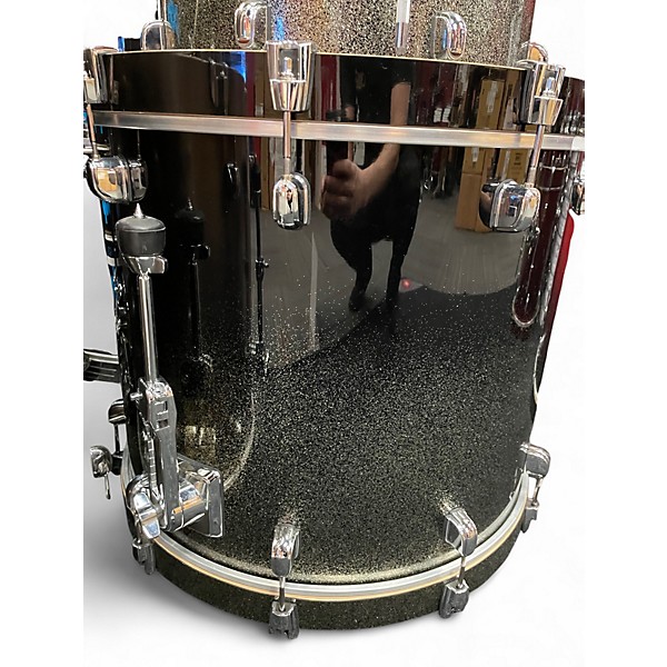 Used TAMA 4 Piece STARCLASSIC BUBINGA BIRCH Silverburst Drum Kit