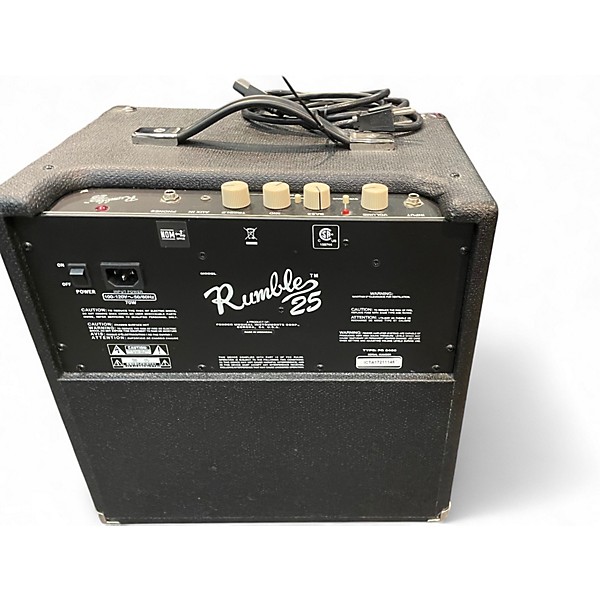 Used Fender Rumble 25 25W 1x10 Bass Combo Amp