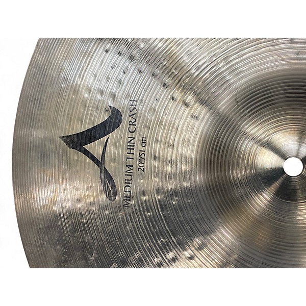 Used Zildjian 20in A Series Medium Thin Crash Cymbal