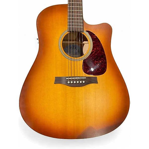 Used Seagull Entourage Rustic Cutaway Natural Acoustic Electric Guitar