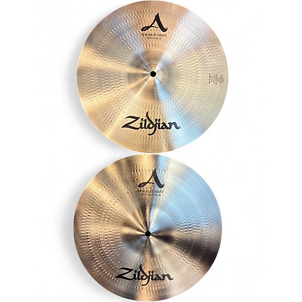 Used Zildjian 14in New Beat Hi Hat Pair Cymbal