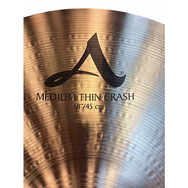 Used Zildjian 18in A Series Medium Thin Crash Cymbal