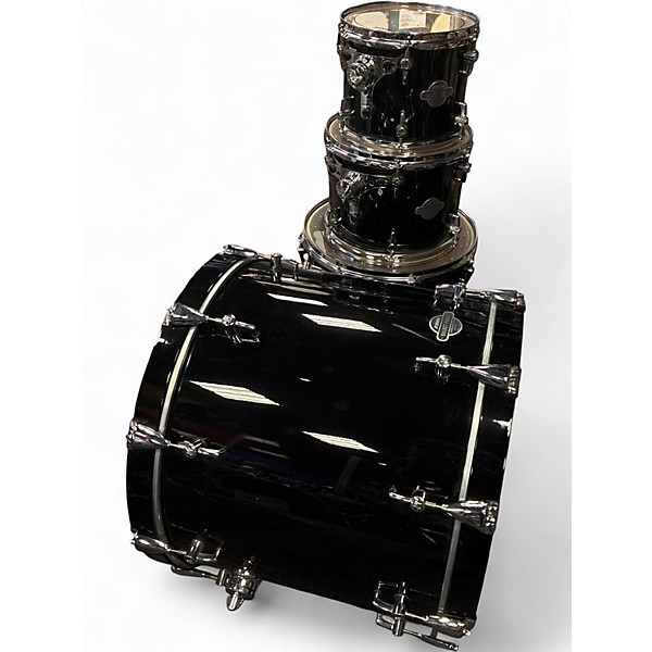 Used SONOR 5 Piece Select Force Studio 5 Piece Black Drum Kit