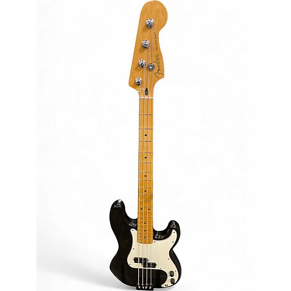 Used Fender PLAYER II PRECISION BASS Black and White Electric Bass Guitar