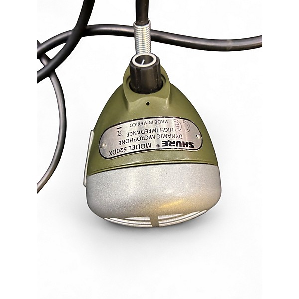 Used Shure 520DX Green Bullet Dynamic Microphone