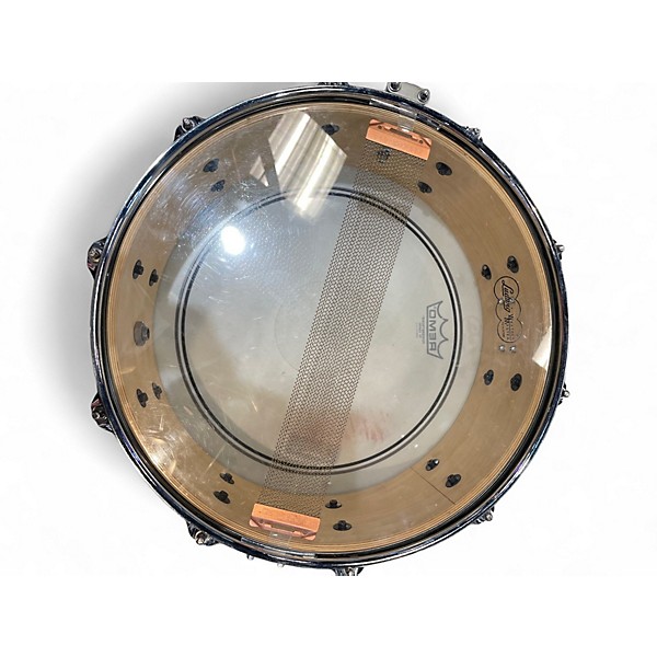 Used SJC Drums 14in 10-Ply Maple Snare Mocha Drum