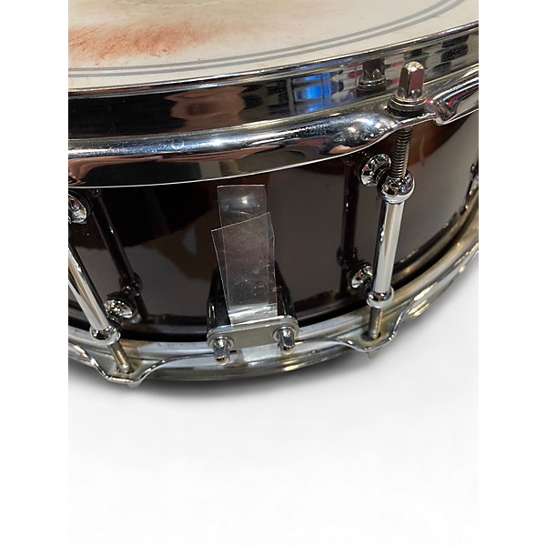 Used SJC Drums 14in 10-Ply Maple Snare Mocha Drum