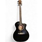 Used Taylor 214CE BLK PLUS Black Acoustic Electric Guitar thumbnail