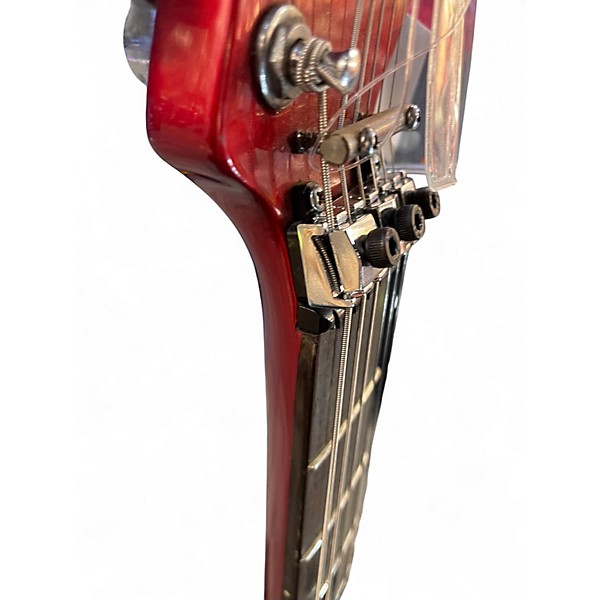 Used Yamaha SE 350H Chrome Red Solid Body Electric Guitar