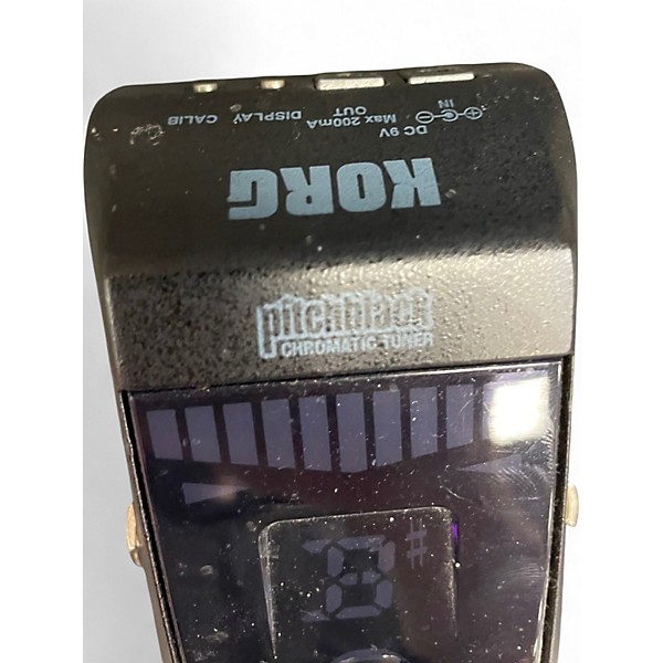 Used KORG PB01 Pitchblack Chromatic Tuner Pedal