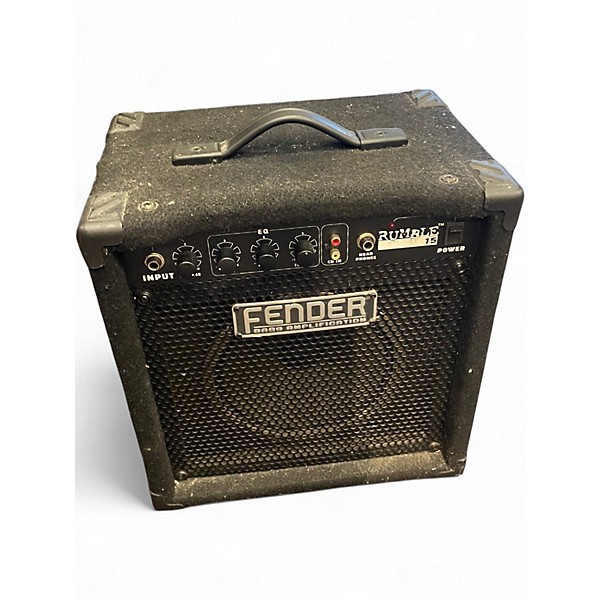 Used Fender Rumble 15 15W 1X8 Bass Combo Amp