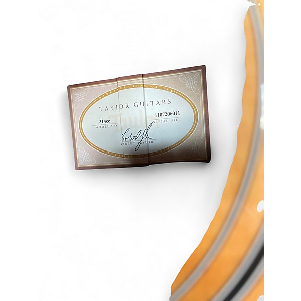 Used Taylor 314CE Natural Acoustic Electric Guitar