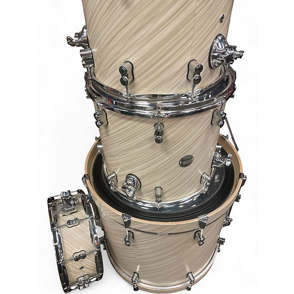 Used PDP by DW 7 Piece Concept MAPLE TWISTED IVORY Drum Kit