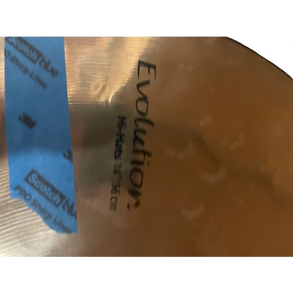Used SABIAN 14in HHX Evolution Hi Hat PAIR Cymbal