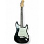 Used Fender Standard Stratocaster Black and White Solid Body Electric Guitar thumbnail
