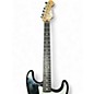 Used Fender Standard Stratocaster Black and White Solid Body Electric Guitar