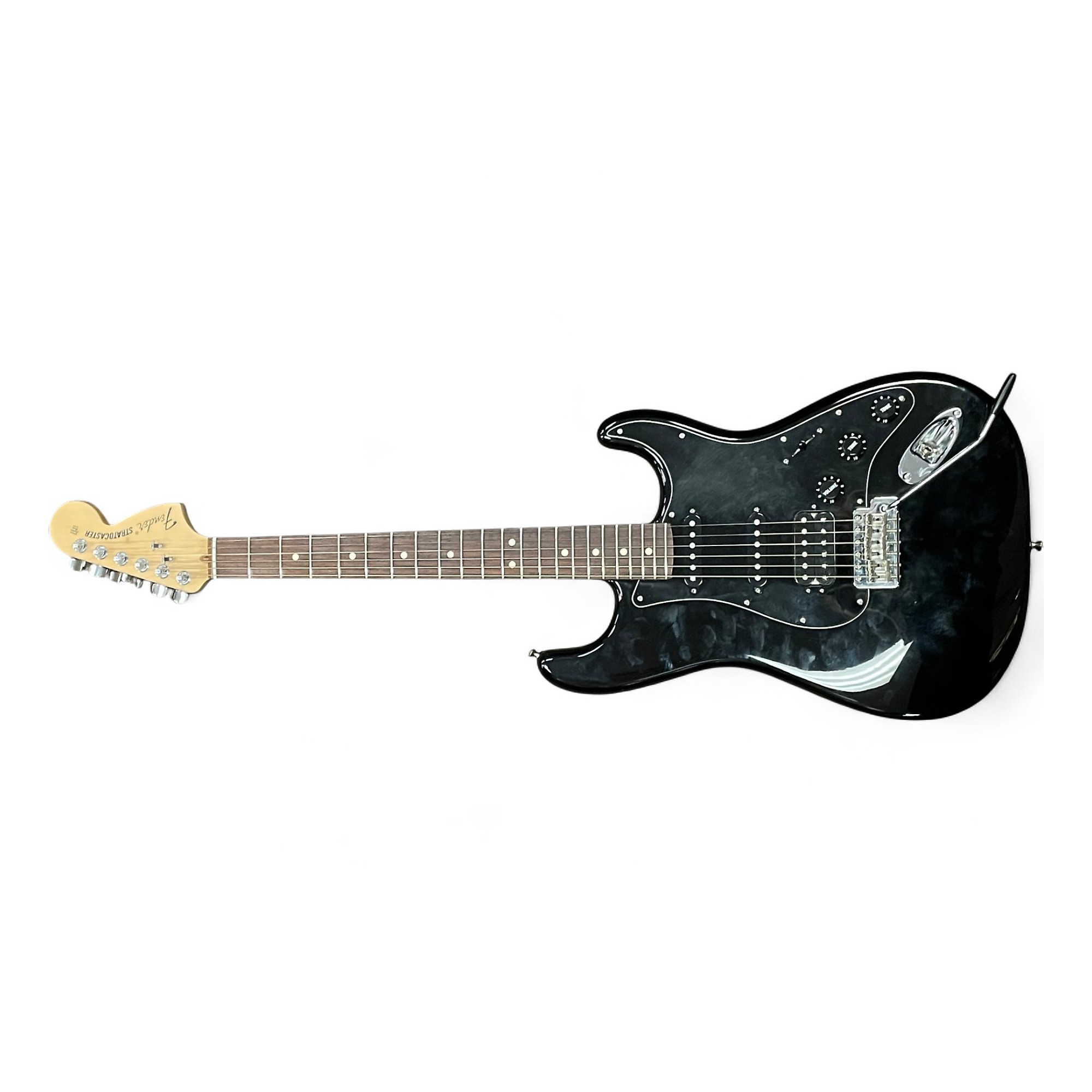 Used 2013 Fender American Standard Stratocaster Black Solid Body