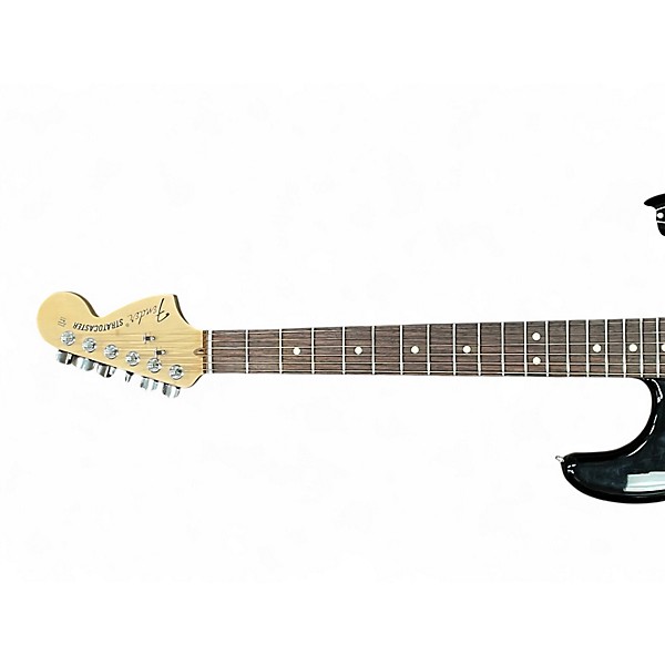 Used 2013 Fender American Standard Stratocaster Black Solid Body Electric Guitar