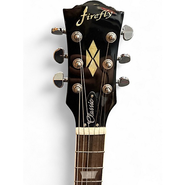 Used Firefly LP STYLE ORANGE Solid Body Electric Guitar