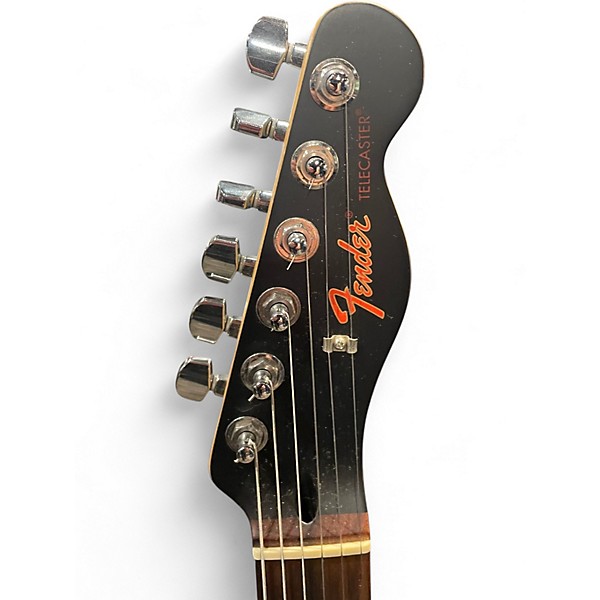 Used 2018 Fender TELECASTER SPECIAL EDITION NOIR MATTE BLACK Solid Body Electric Guitar